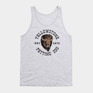 Yellowstone Angry Bison Petting Zoo Tank Top